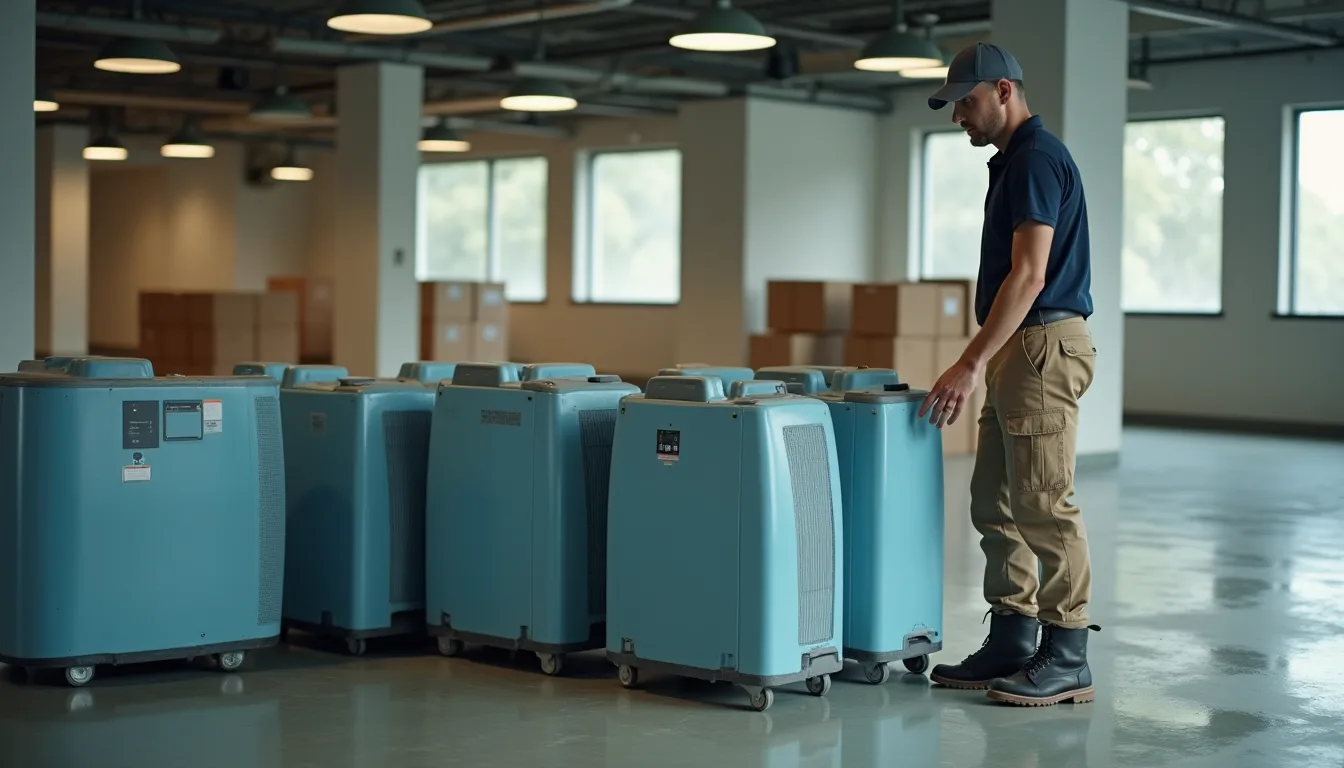 Commercial Water damage restoration